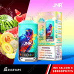 JNR Falcon X vape, triple melon flavor, 18000 puffs.