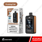 MediaMax vape device 40000 puffs nicotine warning