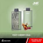 JNR Mega Box vape, fizzy cherry cola flavor.