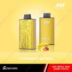JNR Mega Box vape, strawberry banana flavor.