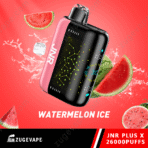 Vape device with watermelon ice flavor.