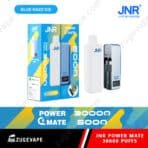 JNR Power Mate vape, Blue Razz Ice flavor, 30000 puffs.