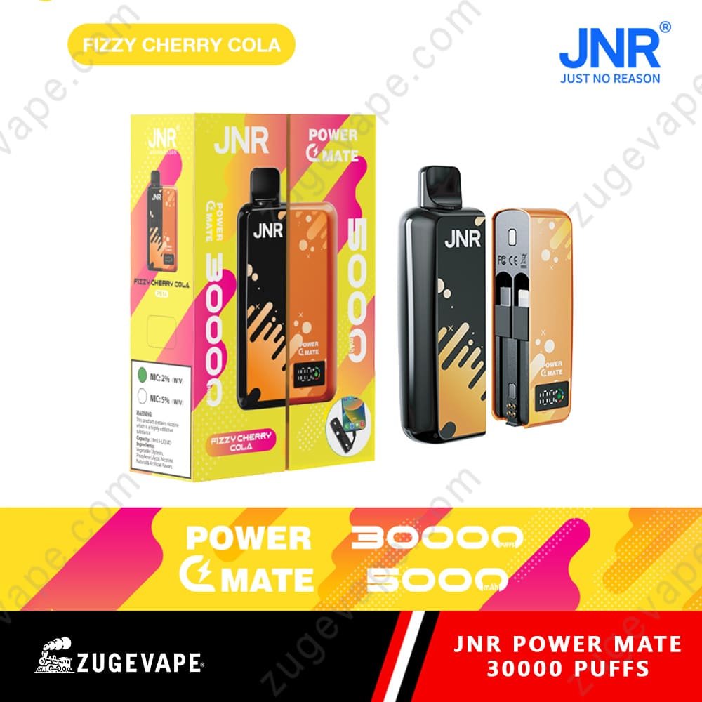 JNR-Power-Mate-30000-Puffs-Fizzy-Cherry-Cola.jpg JNR Power Mate vape, fizzy cherry cola flavor