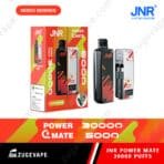 JNR Power Mate vape, mixed berries flavor, 30000 puffs.