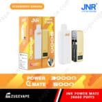 JNR vape device, strawberry banana flavor, 30000 puffs.