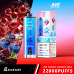 JNR Shisha Hookah Max, Blue Razz Cherry flavor.