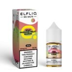 Elfliq kiwi passion fruit guava e-liquid bottle and box.