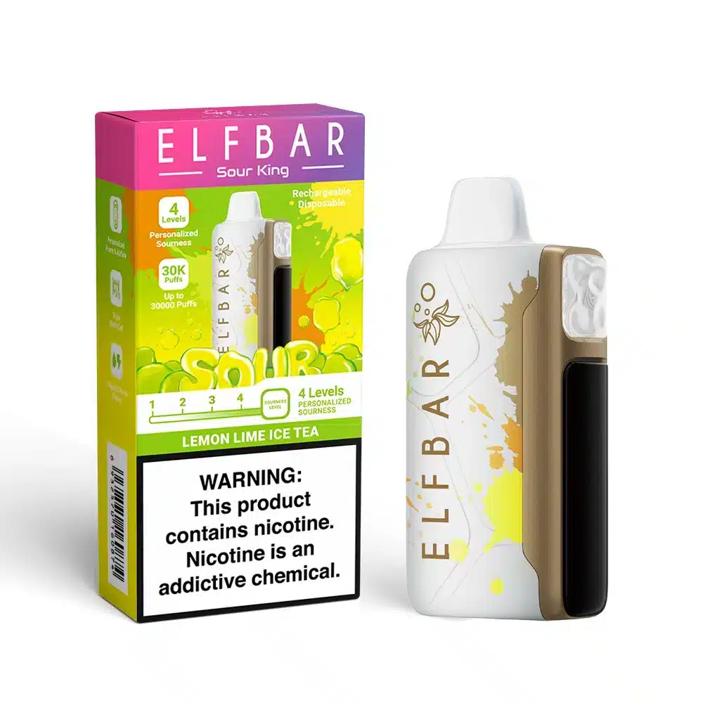 LemonLimeIceTea-350f Elf Bar Sour King Lemon Lime Ice Tea
