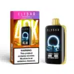 Elf Bar vape, lime cola flavor, nicotine warning