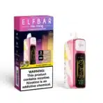 ELFBAR Nic King vape, mixed berries tea flavor.