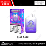 Mr. Goodie Blue Razz 20000 vape packaging