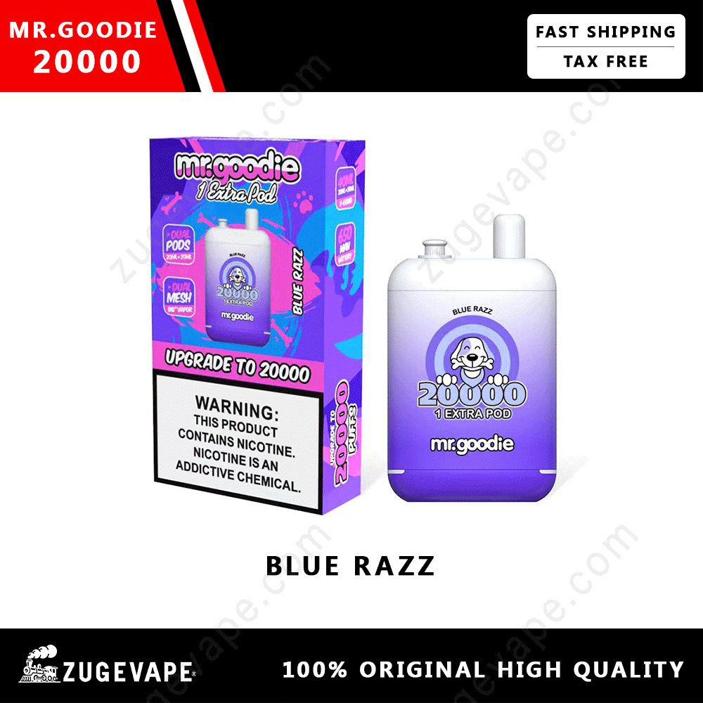MrGoodie-20000-Puffs-Blue-Razz.png Mr. Goodie Blue Razz 20000 vape packaging