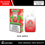 Mr. Goodie 20000 vape with Fuji Apple flavor