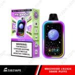 Mr. Goodie vape device, Blue Razz flavor.