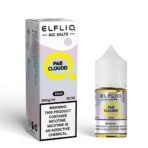 ELFliq nicotine salt e-liquid bottle and box.