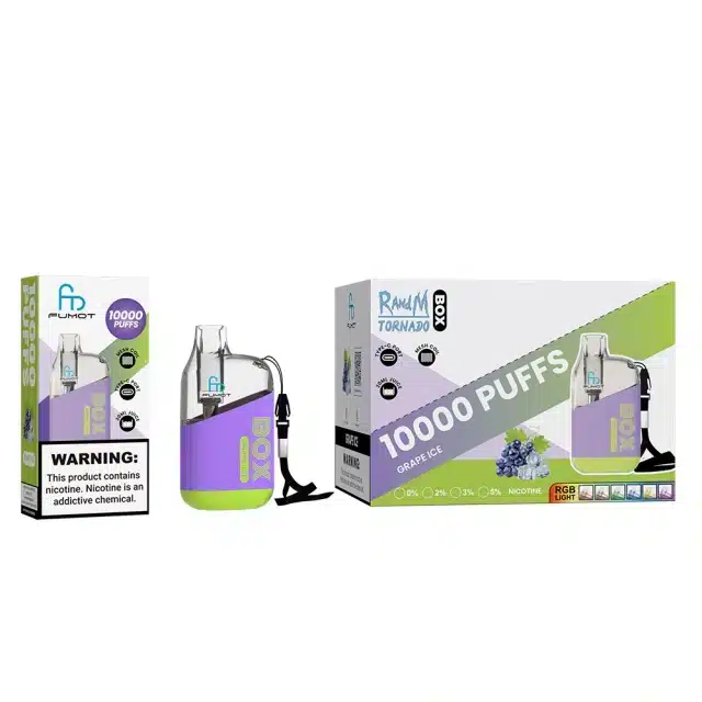 RANDM_TORNADO_BOX_10000_puffs_00006.webp RandM Tornado Box 10000 Puffs 2% 5% Nicotine Rechargeable Disposable vape - Image 7