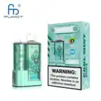 Cool mint vape with nicotine warning label