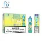 FUMOT vape packaging with nicotine warning label.
