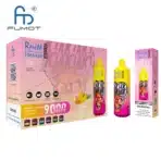 Fumot vape packaging, 9000 puffs, peachy mango pineapple.