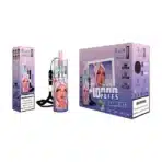 R and M Tornado Grape Ice vape packaging