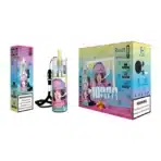 Gummy bear flavored vape packaging, 10,000 puffs.