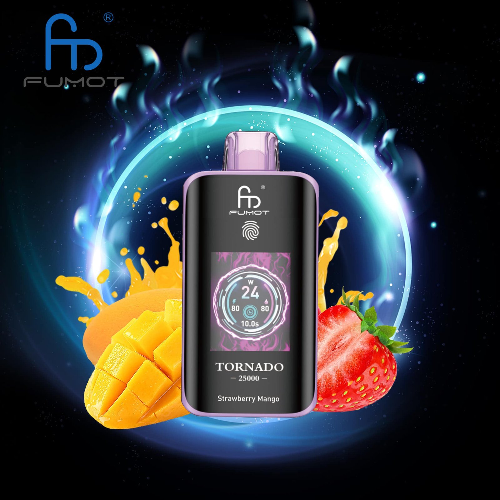 Strawberry-Mango.jpg Fumot Tornado vape with mango and strawberry flavor.