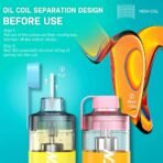 Oil coil setup instructions before use.