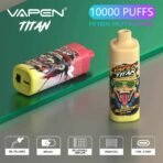 Vapen Titan vape, 10,000 puffs, fruit flavors