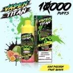 Vapen Titan vape, kiwi passion fruit guava flavor.