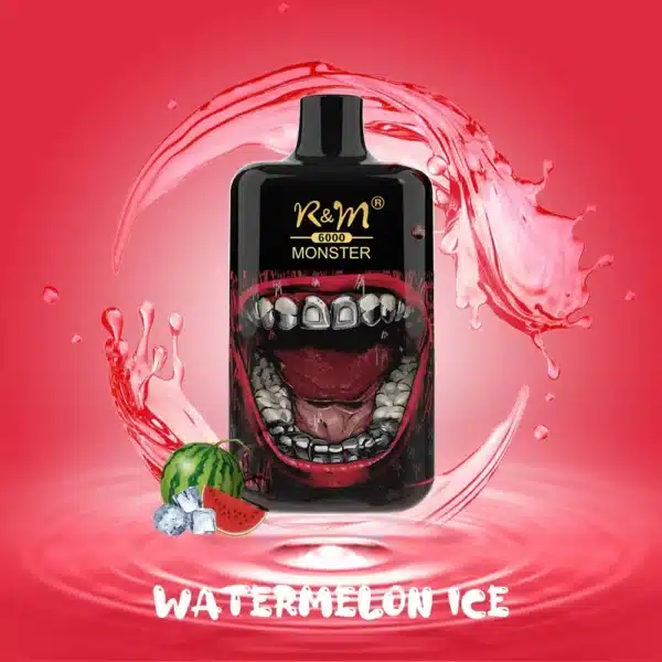 K&M Monster vape, watermelon ice flavor splash