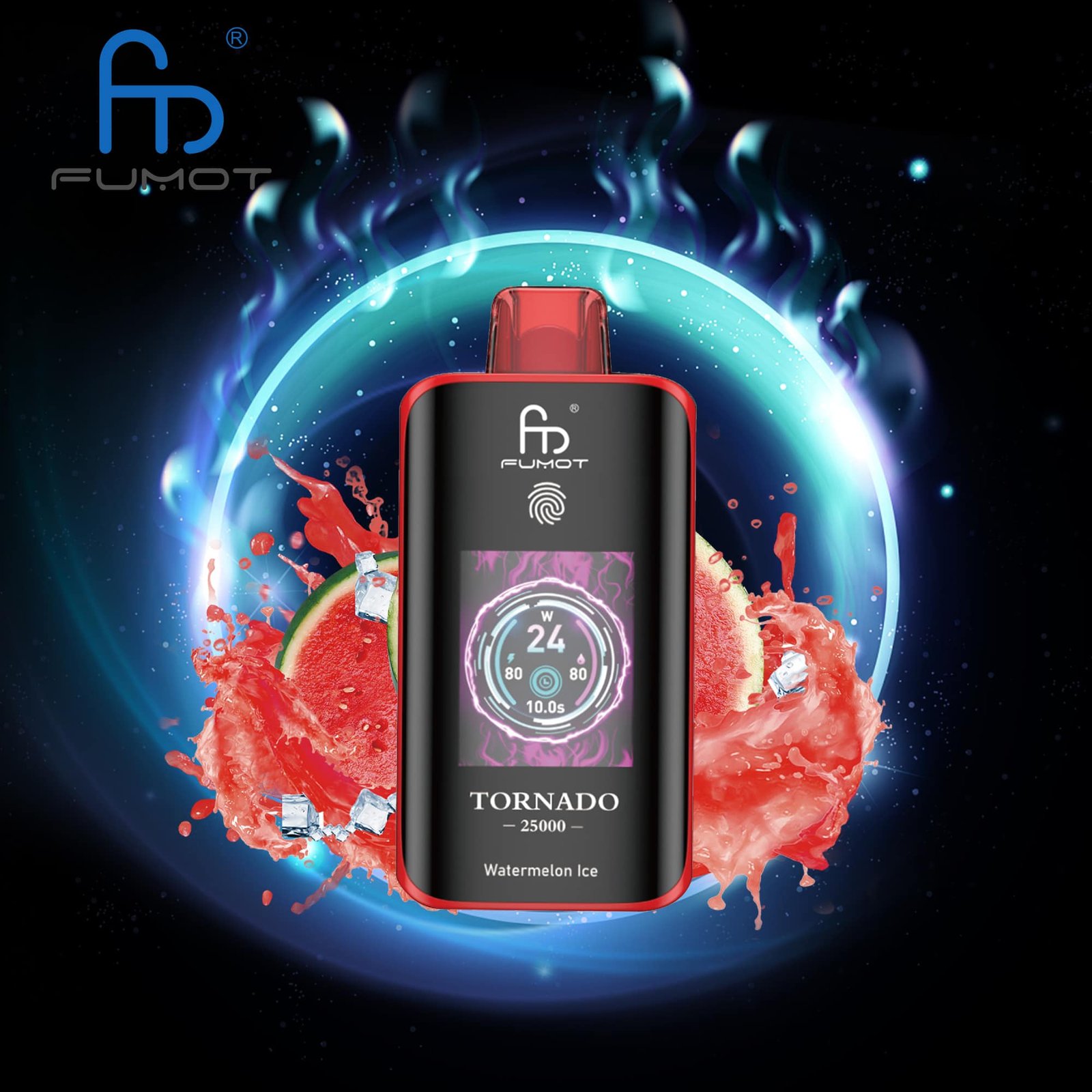 Watermelon-Ice-1.jpg Fumot Tornado vape with watermelon ice flavor