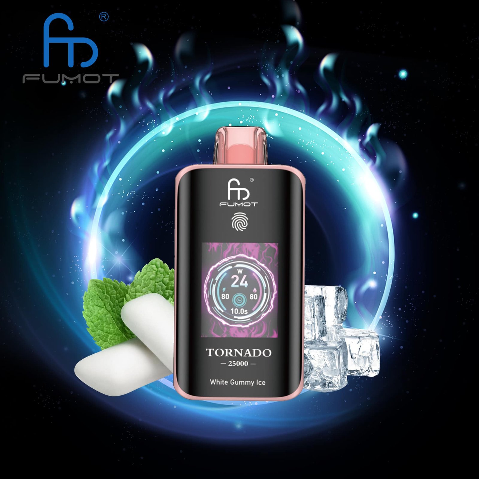 White-Gummy-Ice.jpg Fumot Tornado vape device with icy mint flavor