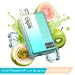 LUMO-60K vape with kiwi, passionfruit, and guava flavor.