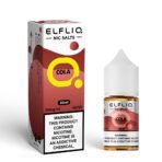 ELFLIQ Cola flavored nicotine salt liquid bottle