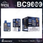 Bang Box BC9000 vape packaging with 9000 puffs.