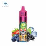 Fumot vape with fruit and ice cubes