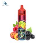 Fumot Tornado vape with fruit and skull design.