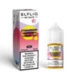 Elfliq Strawberry Raspberry Cherry Ice vape juice bottle.