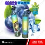 Bang King vape, blueberry flavor, 40000 puffs