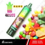 Bang King Watermelon Bubblegum vape, 40000 puffs.