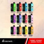 Assorted Bang Starry vape flavors with 50000 puffs.